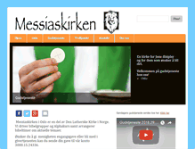 Tablet Screenshot of messiaskirken.no